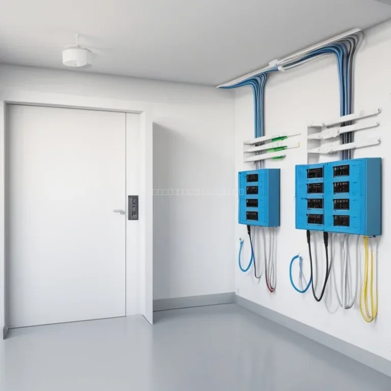 Plano de cableado y rack instalado por WireTopLine